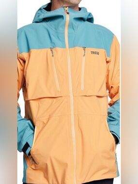 Trew Gear Capow Jacket In Orange/Teal Combo